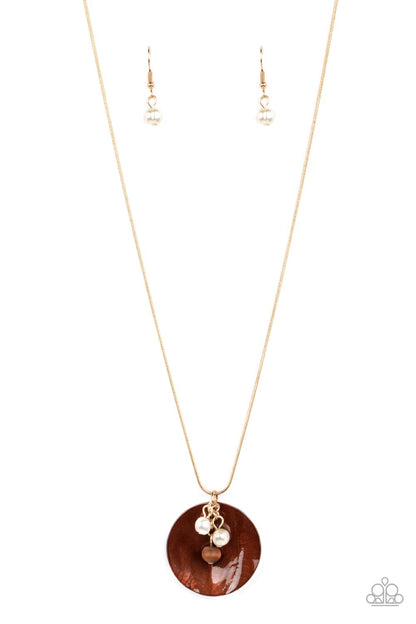 Beach House Harmony Brown Necklace - Jewelry by Bretta