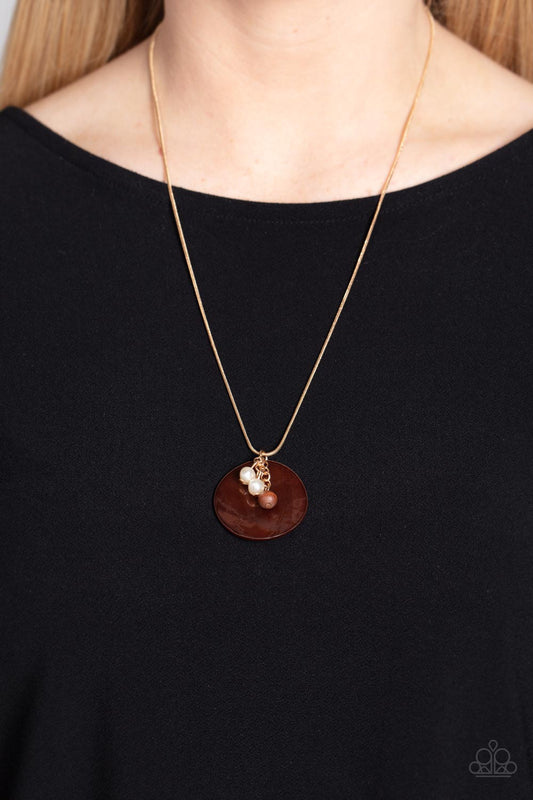 Beach House Harmony Brown Necklace - Jewelry by Bretta