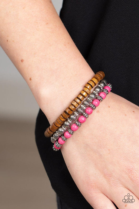ESCAPADE Route Pink Bracelets - Jewelry by Bretta