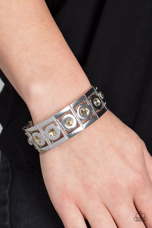 Stretch of Drama Brown Bracelet - Jewelry by Bretta