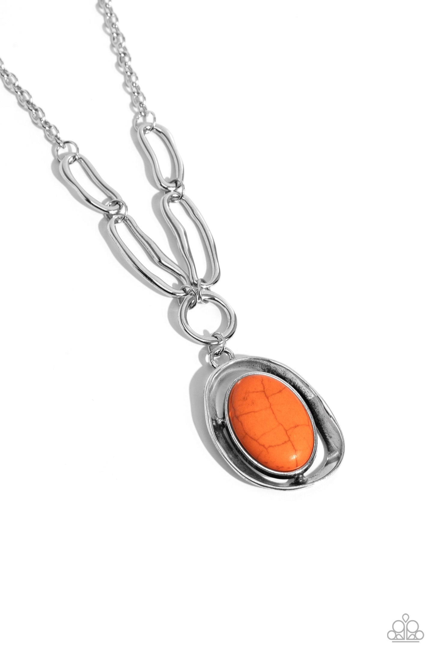 Sandstone Stroll Orange Necklace - Jewelry by Bretta
