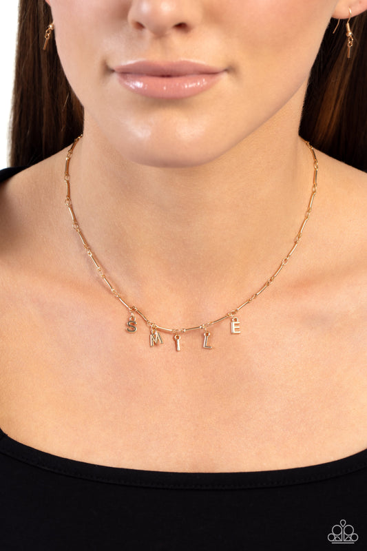Say My Name Gold Necklace  - Jewelry by Bretta