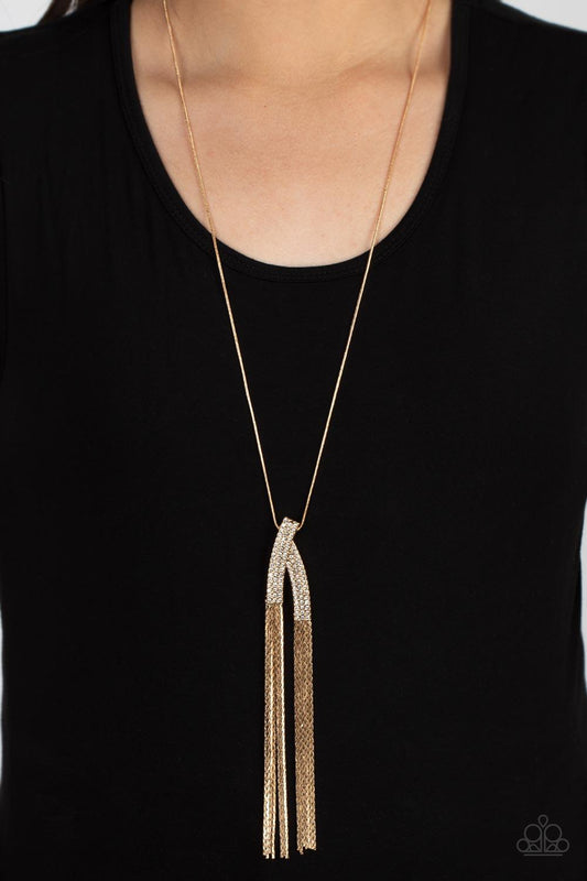 Out of the SWAY Gold Necklace - Jewelry by Bretta
