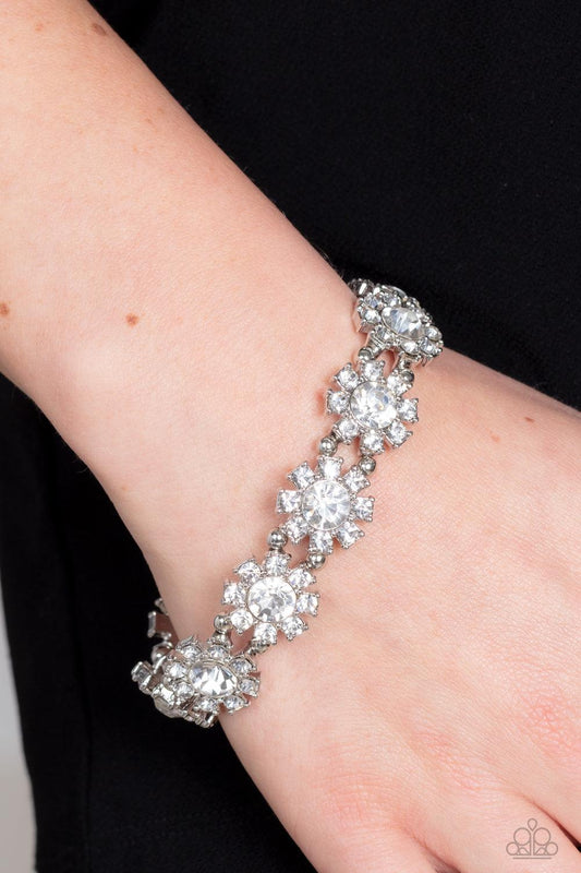 Premium Perennial White Bracelet - Jewelry by Bretta