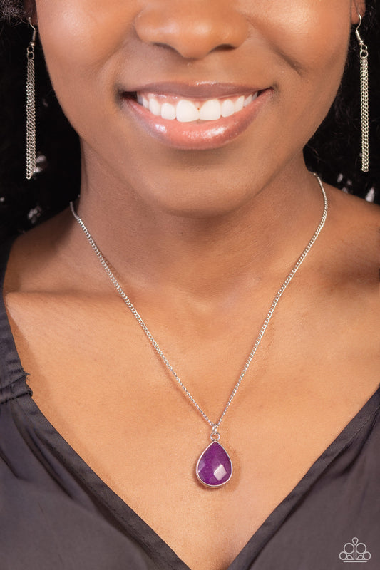 Sparkling Stones Purple Necklace - Jewelry by Bretta