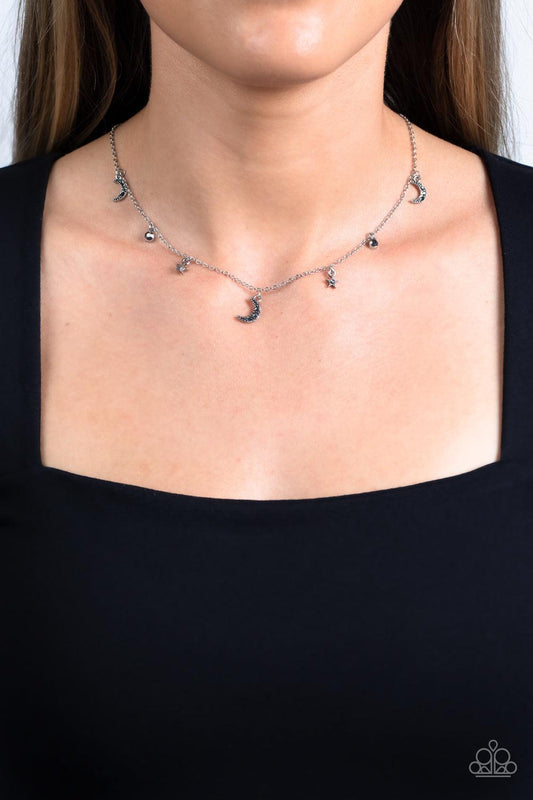 Lunar Lagoon Silver Necklace - Jewelry by Bretta