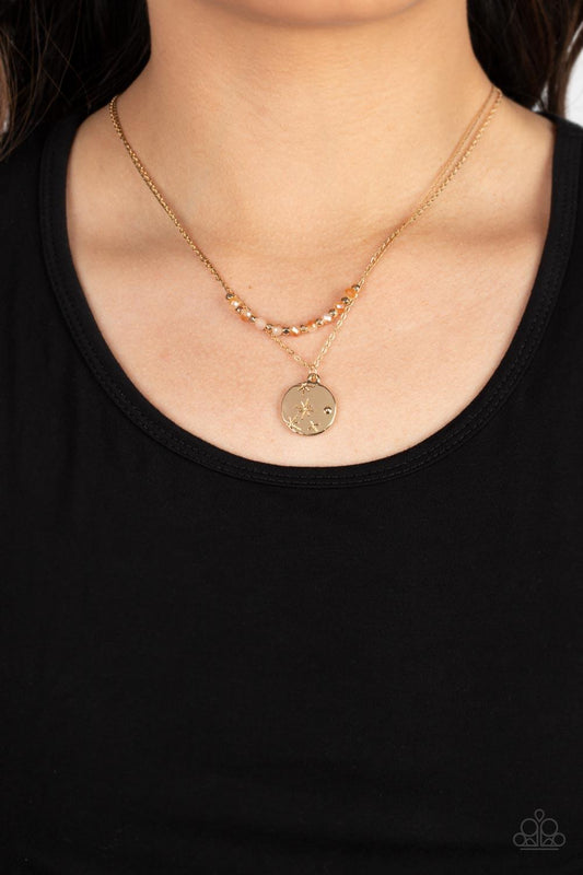 Stunning Supernova Gold Necklace - Jewelry by Bretta