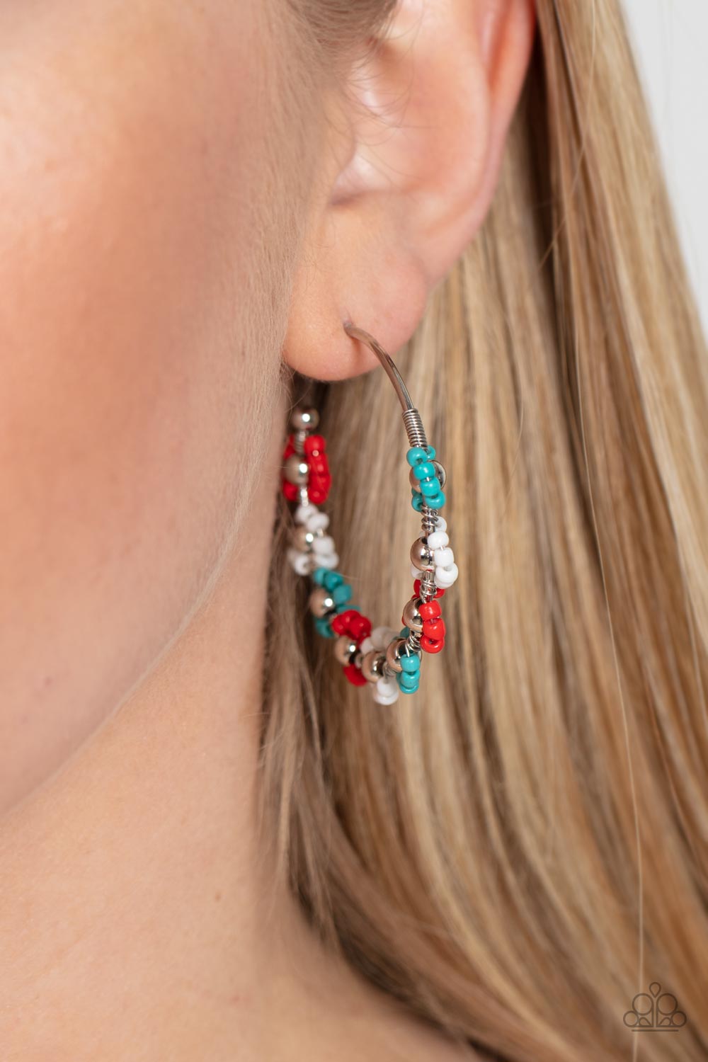 Growth Spurt Red Earrings - Jewelry by Bretta