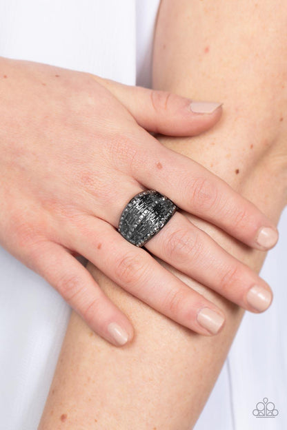 Stellar Stratosphere Black Ring - Jewelry by Bretta