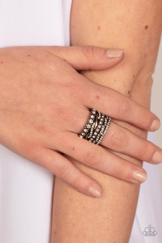 Angelic Architecture Brass Ring - Jewelry by Bretta