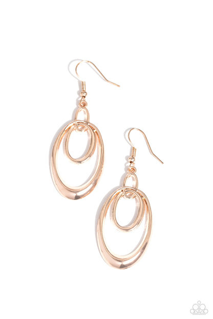 So OVAL-Rated Rose Gold Earrings - Jewelry by Bretta