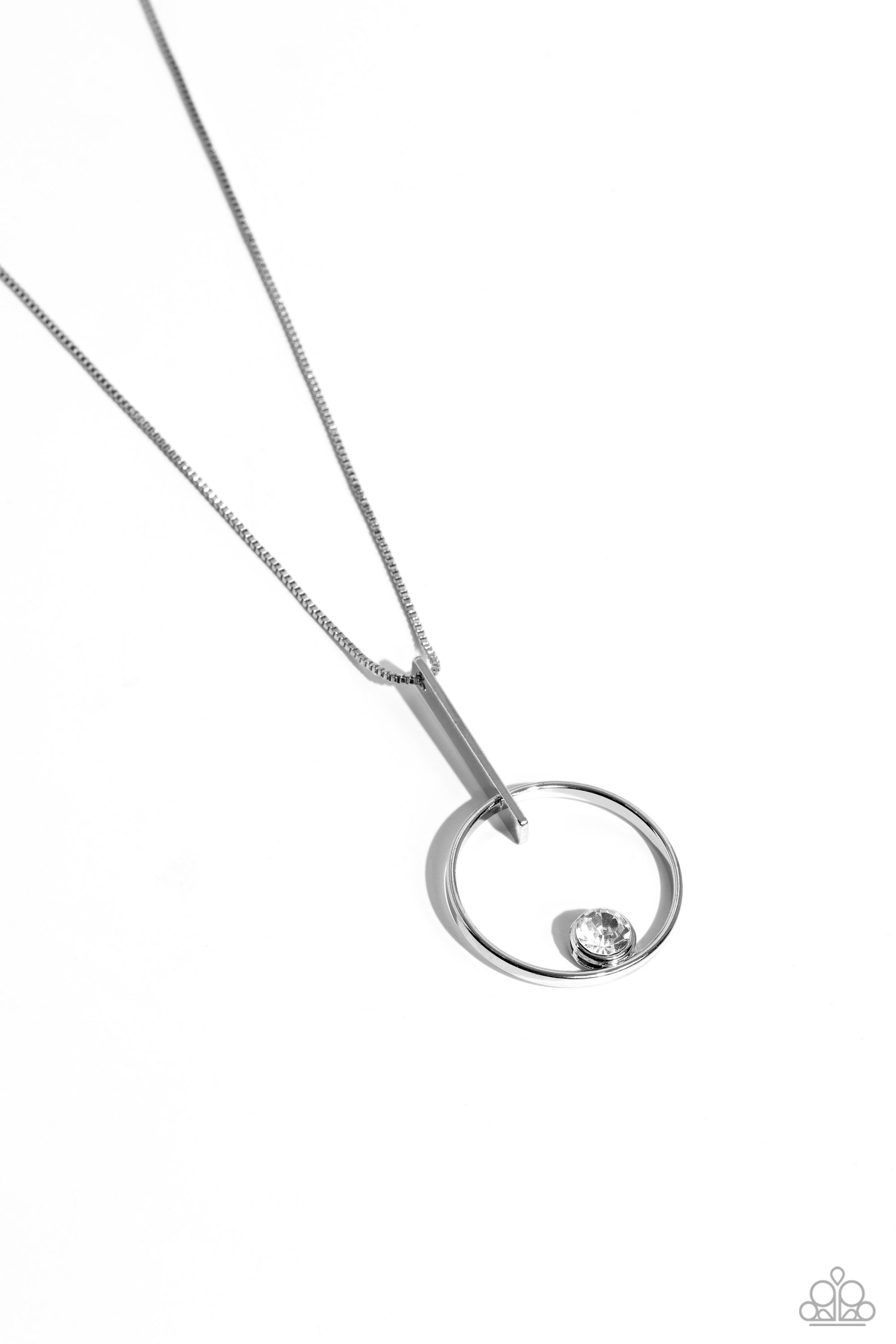 Hooped Theory White Necklace - Jewelry by Bretta