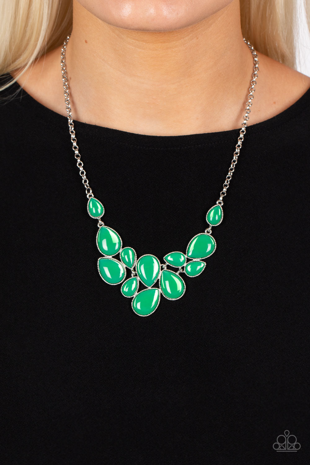 Keeps GLOWING and GLOWING Green Necklace - Jewelry by Bretta