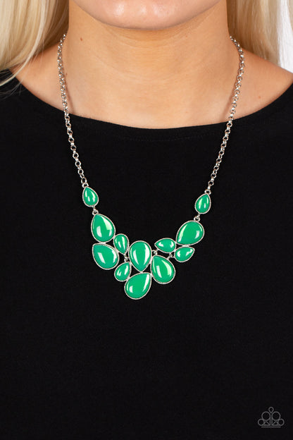 Keeps GLOWING and GLOWING Green Necklace - Jewelry by Bretta
