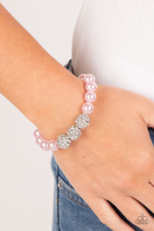 Breathtaking Ball Pink Bracelet - Jewelry by Bretta