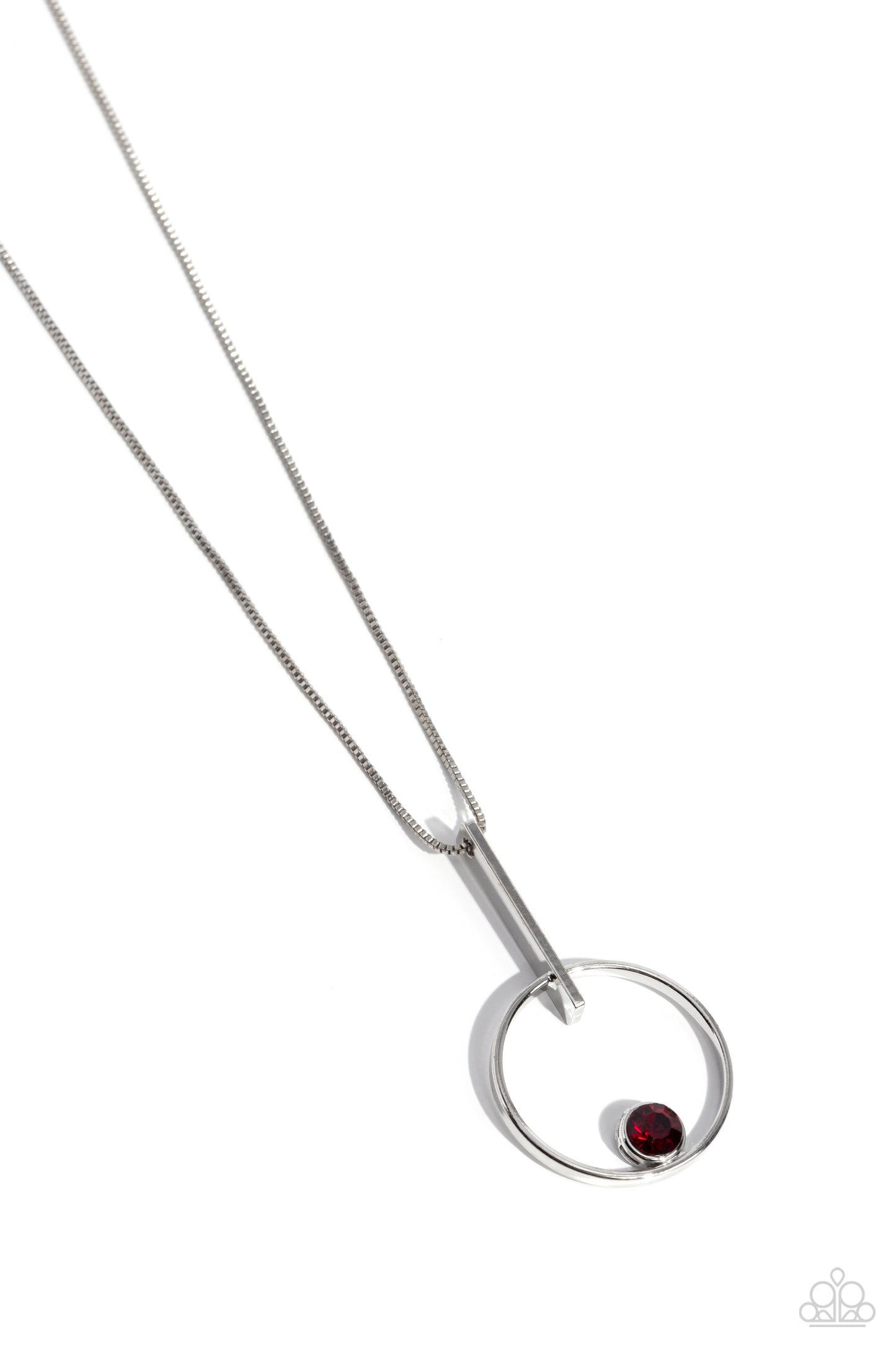 Hooped Theory Red Necklace - Jewelry by Bretta