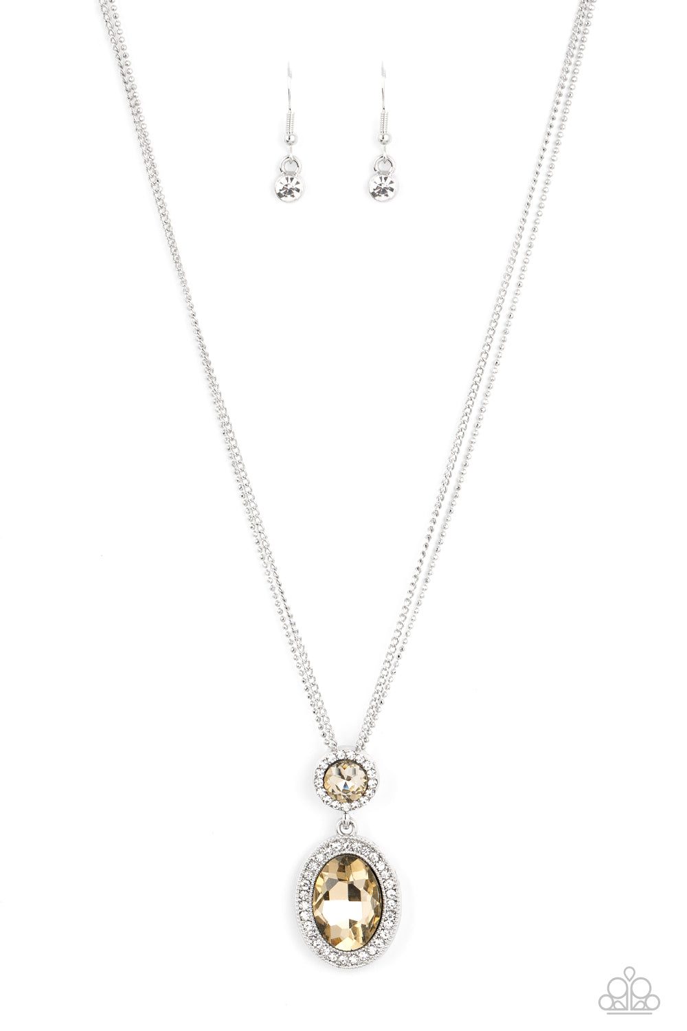 Castle Diamonds Brown Necklace - Jewelry by Bretta