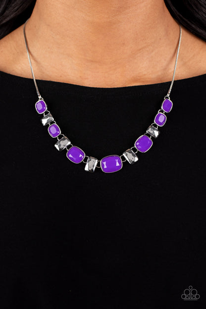 Polished Parade Purple Necklace - Jewelry by Bretta