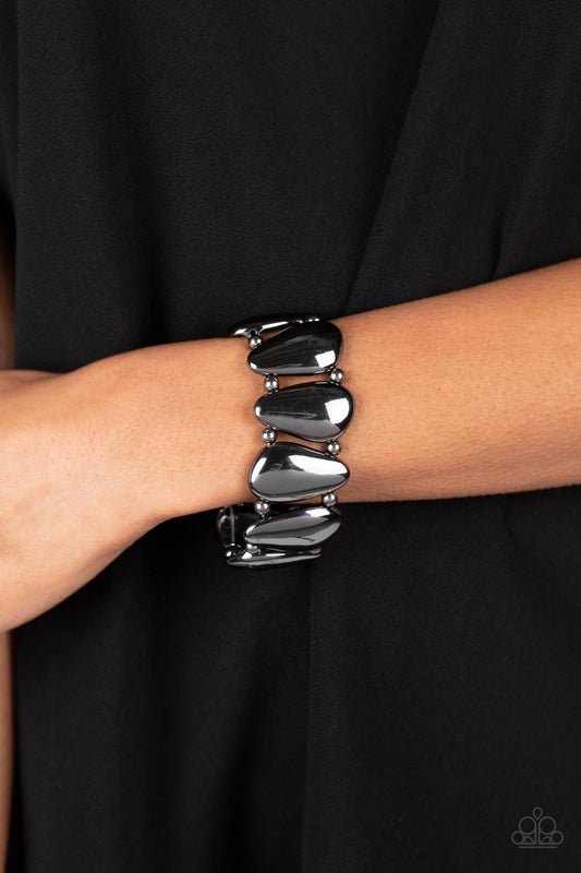 Classy Cave Black Bracelet - Jewelry by Bretta