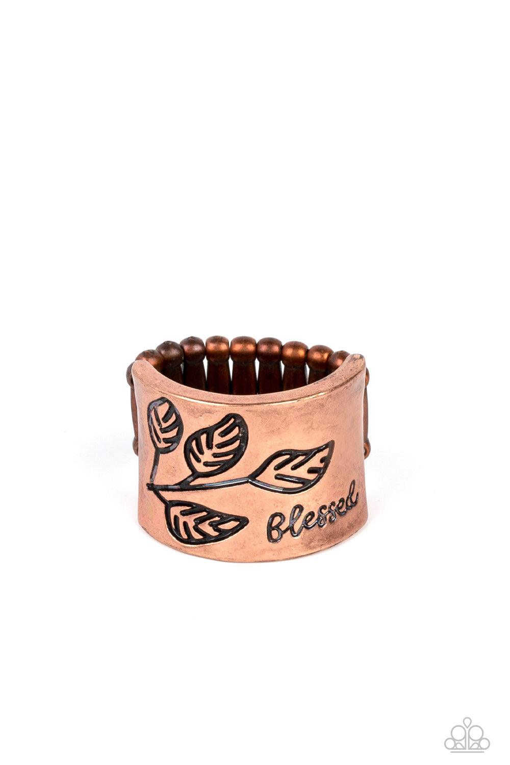 Blessed with Bling Copper Ring - Jewelry by Bretta