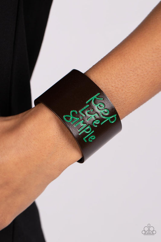 Simply Stunning Green Wrap Bracelet - Jewelry by Bretta