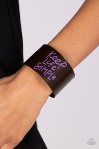 Simply Stunning Purple Wrap Bracelet - Jewelry by Bretta