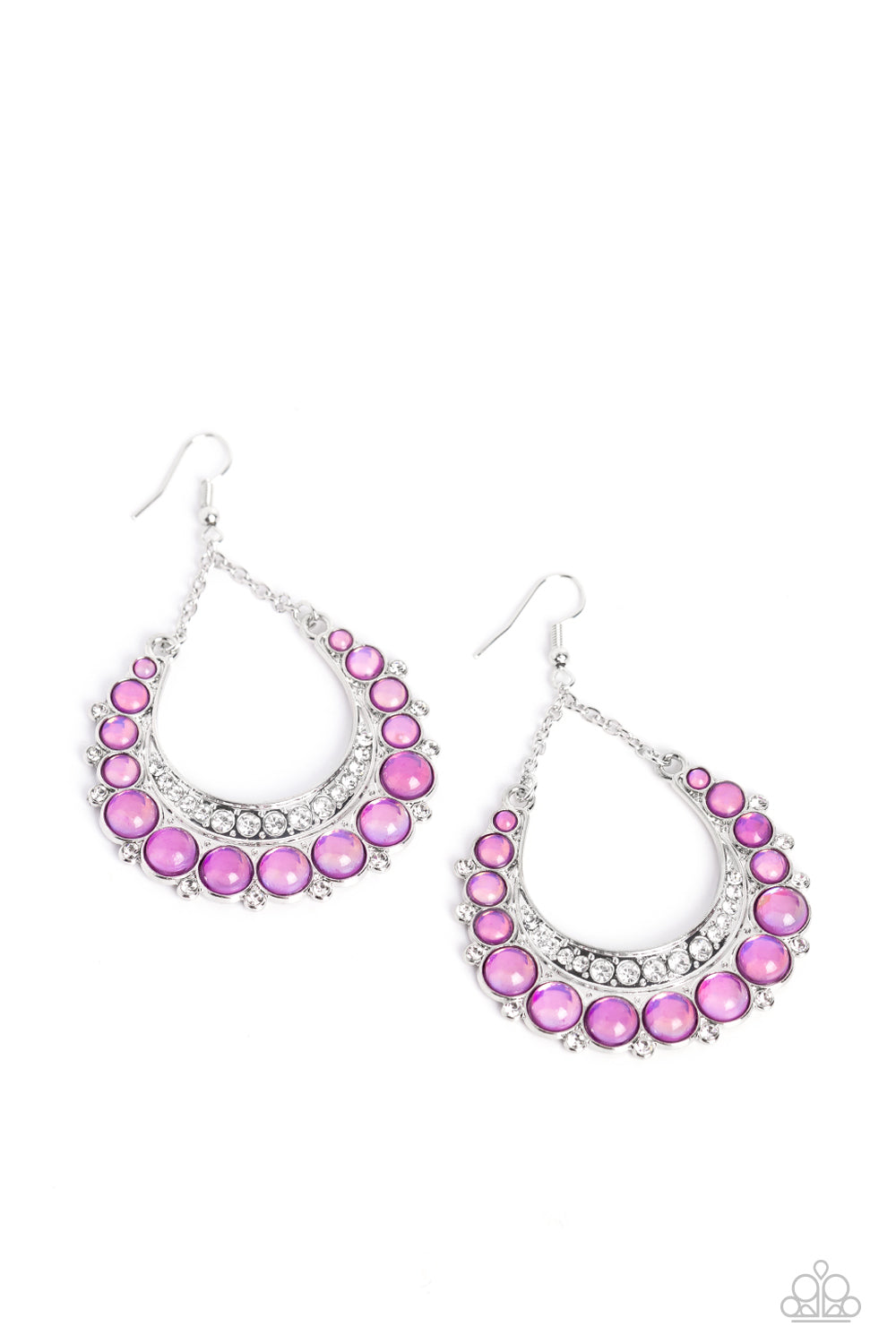 Bubbly Bling Purple Earrings - Jewelry by Bretta