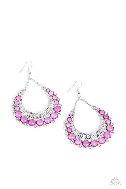 Bubbly Bling Purple Earrings - Jewelry by Bretta