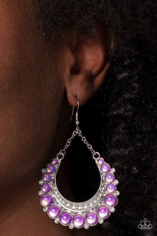 Bubbly Bling Purple Earrings - Jewelry by Bretta