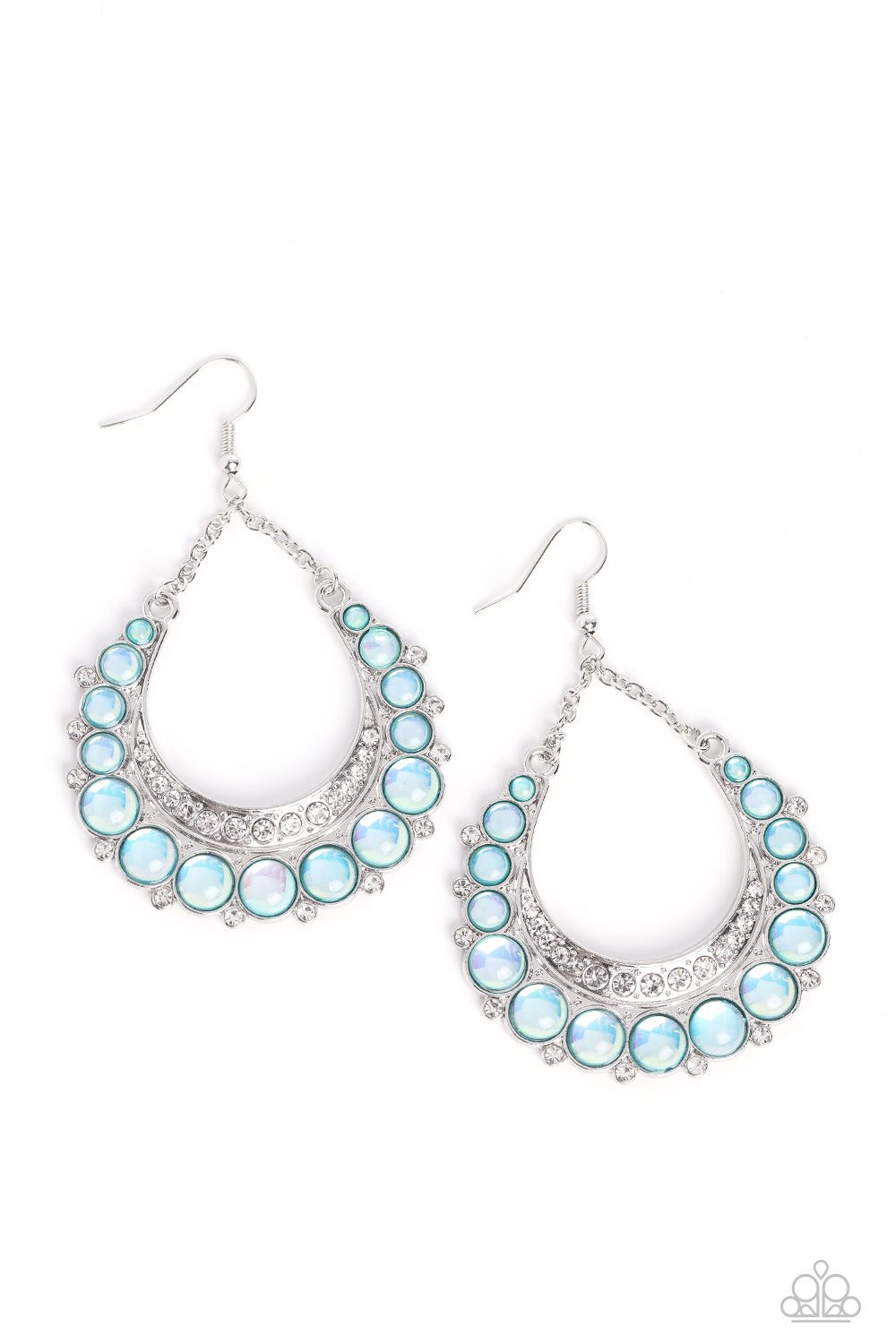 Bubbly Bling Blue Earrings - Jewelry by Bretta