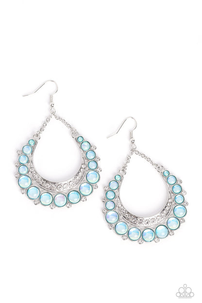 Bubbly Bling Blue Earrings - Jewelry by Bretta