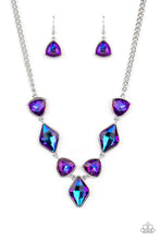 Glittering Geometrics - Purple Necklace - Jewelry by Bretta