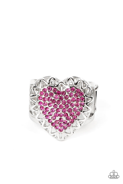 Romantic Escape Pink Heart Ring - Jewelry by Bretta