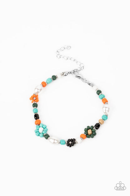Groovy Gerberas Blue Bracelet - Jewelry by Bretta