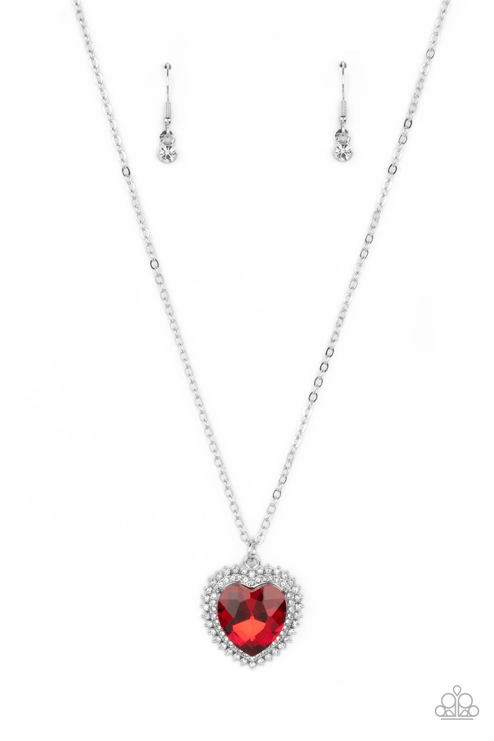 Sweethearts Stroll Red Heart Necklace - Jewelry by Bretta