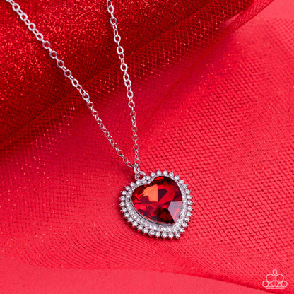 Sweethearts Stroll Red Heart Necklace - Jewelry by Bretta