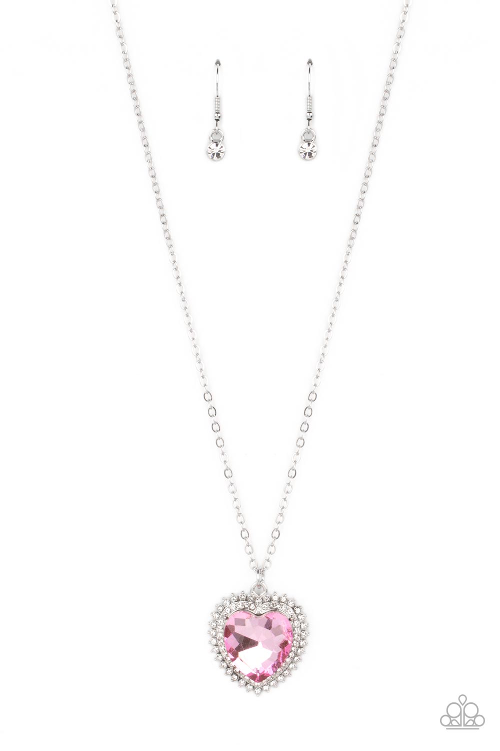 Sweethearts Stroll Pink Necklace - Jewelry by Bretta