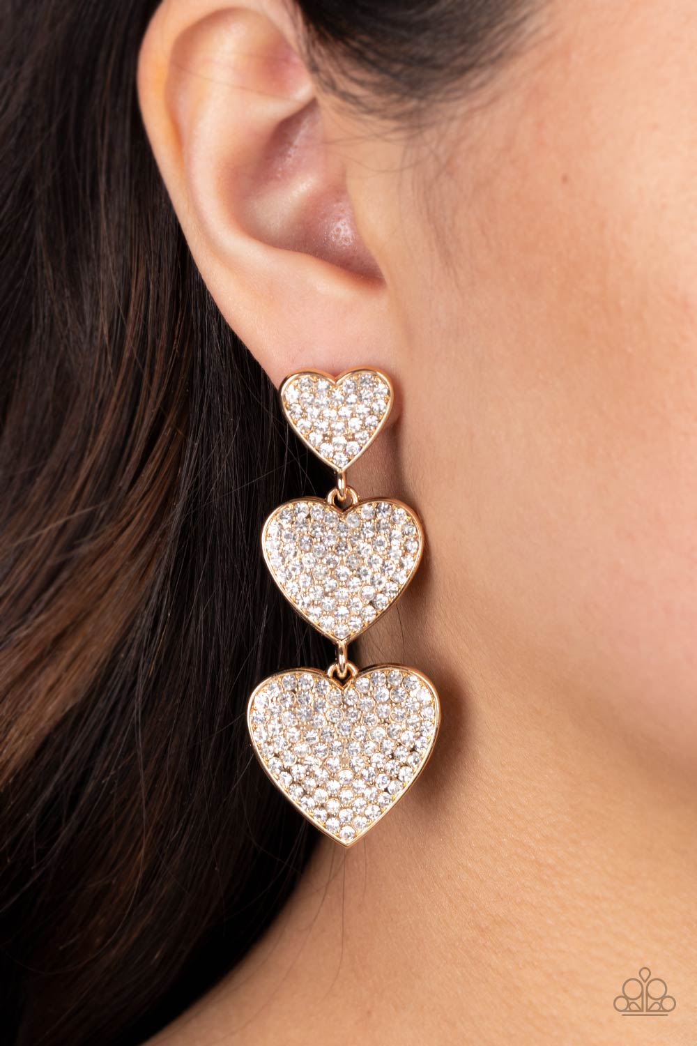  Couples Retreat Gold Earrings - Jewelry by Bretta