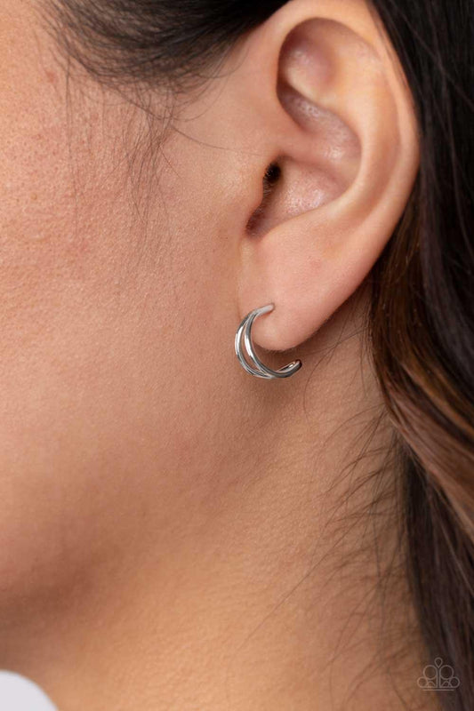 Charming Crescents Silver Earrings - Jewelry by Bretta