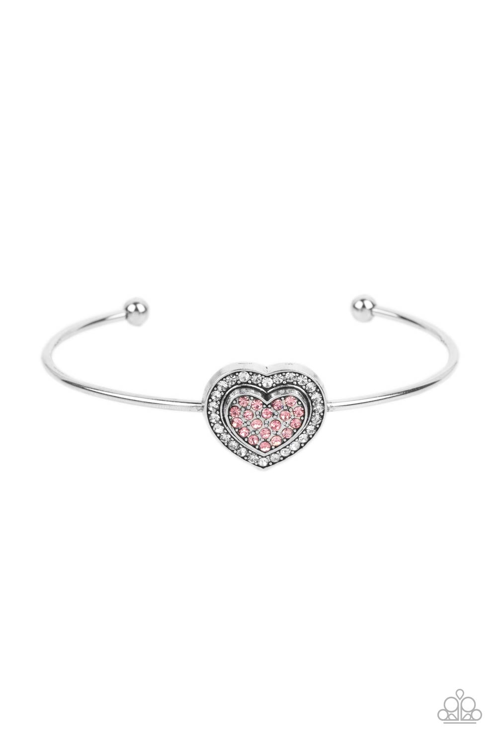 Stunning Soulmates Pink Heart Bracelet - Jewelry by Bretta