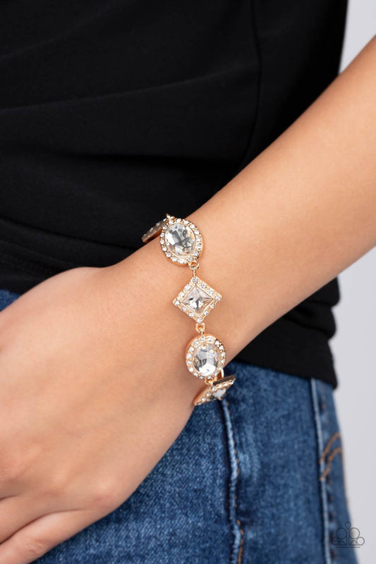 Decade of Dazzle Gold Bracelet - Jewelry by Bretta