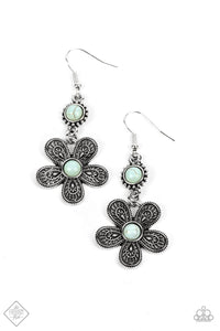  Free-Spirited Flourish Blue Earrings - Jewelry by Bretta