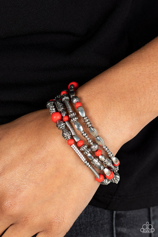 Jungle Jubilee Red Bracelets -Jewelry by Bretta