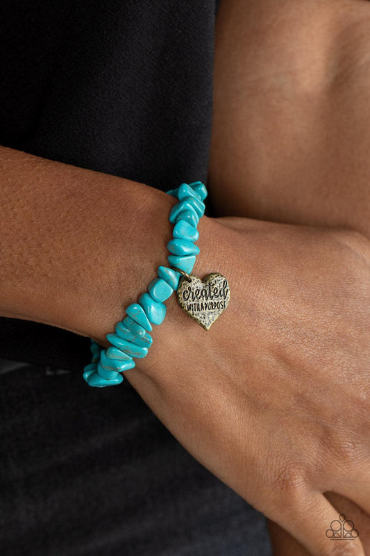 Stony-Hearted Brass Bracelet - Jewelry by Bretta