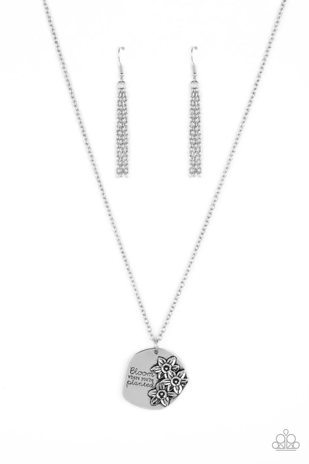 Planted Possibilities Silver Necklace - Jewelry by Bretta