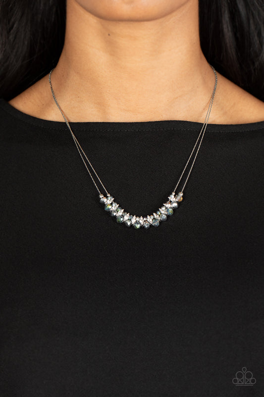 Shimmering High Society Silver Necklace - Jewelry by Bretta