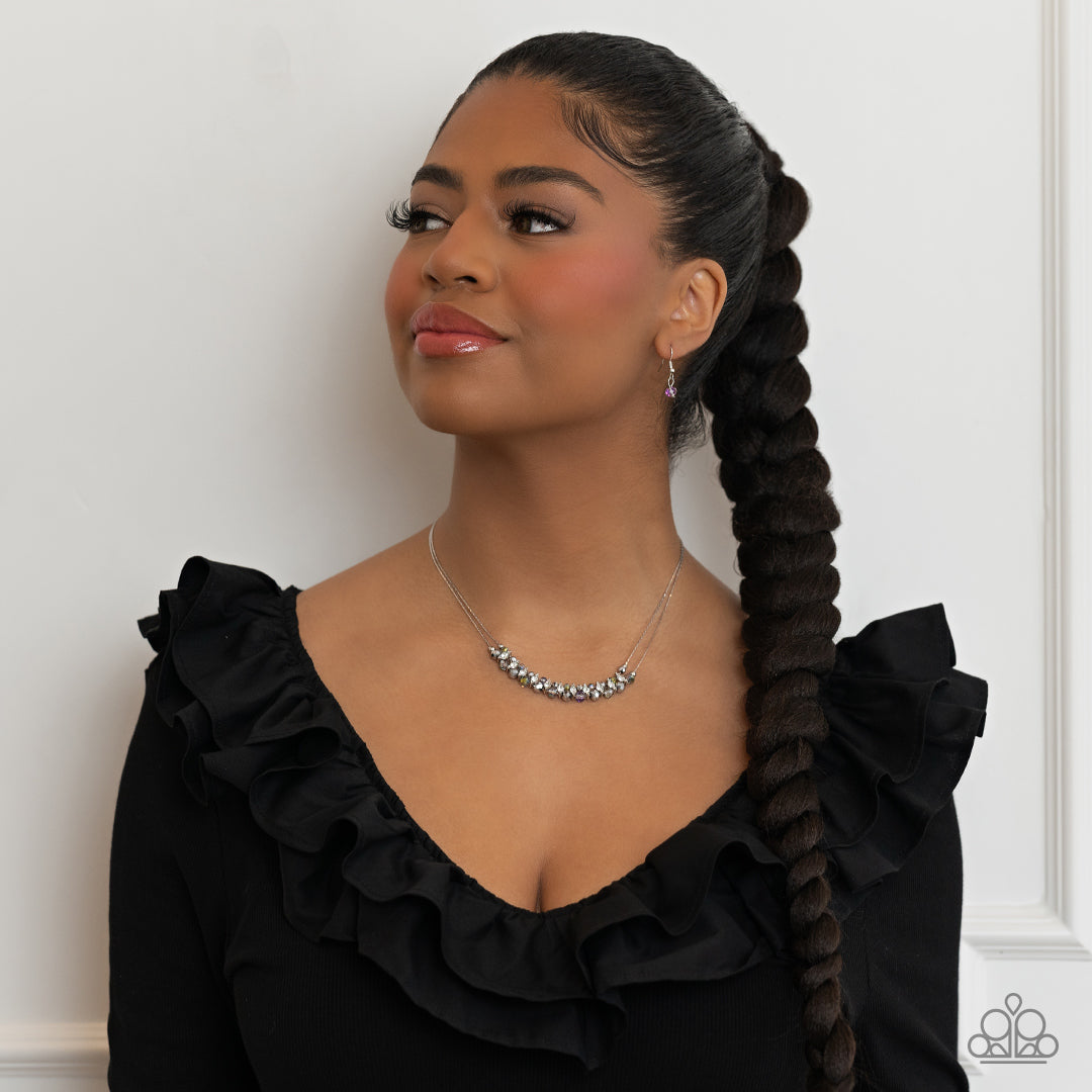 Shimmering High Society Silver Necklace - Jewelry by Bretta
