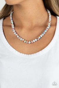 Gobstopper Glamour White Necklace - Jewelry by Bretta
