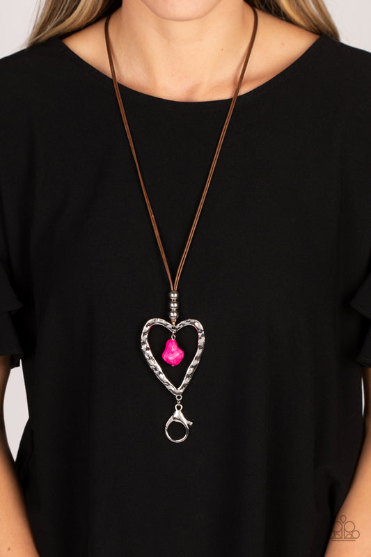 Santa Fe Sweetheart Pink Necklace - Jewelry by Bretta