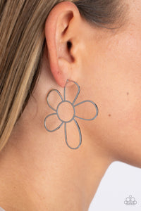 Rustic Rarity Silver Earrings - Jewelry by Bretta